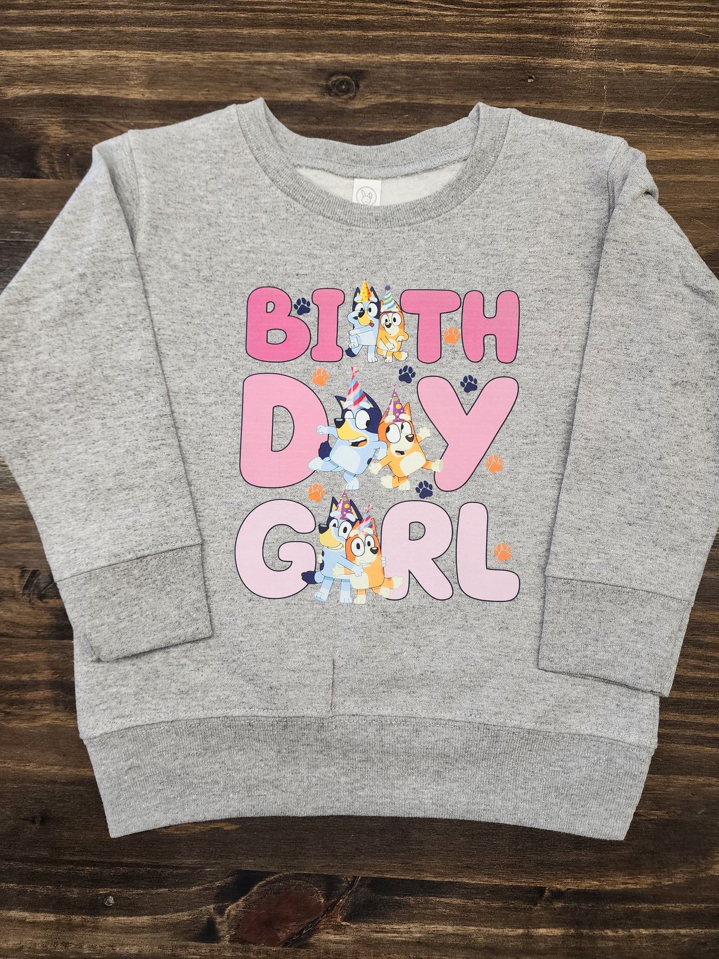 Bluey Bday Girl Crewneck