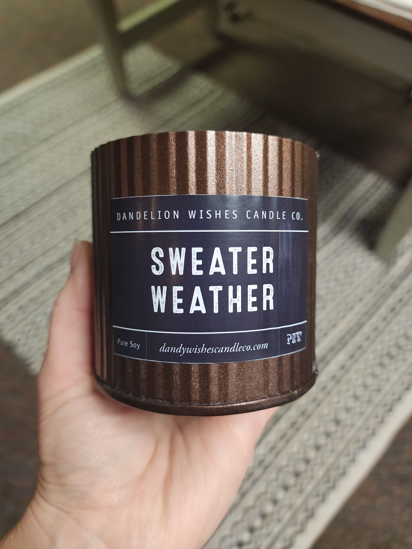 Sweater Weather - Butter with cinnamon and nutmeg and a hint of pumpkin spice.