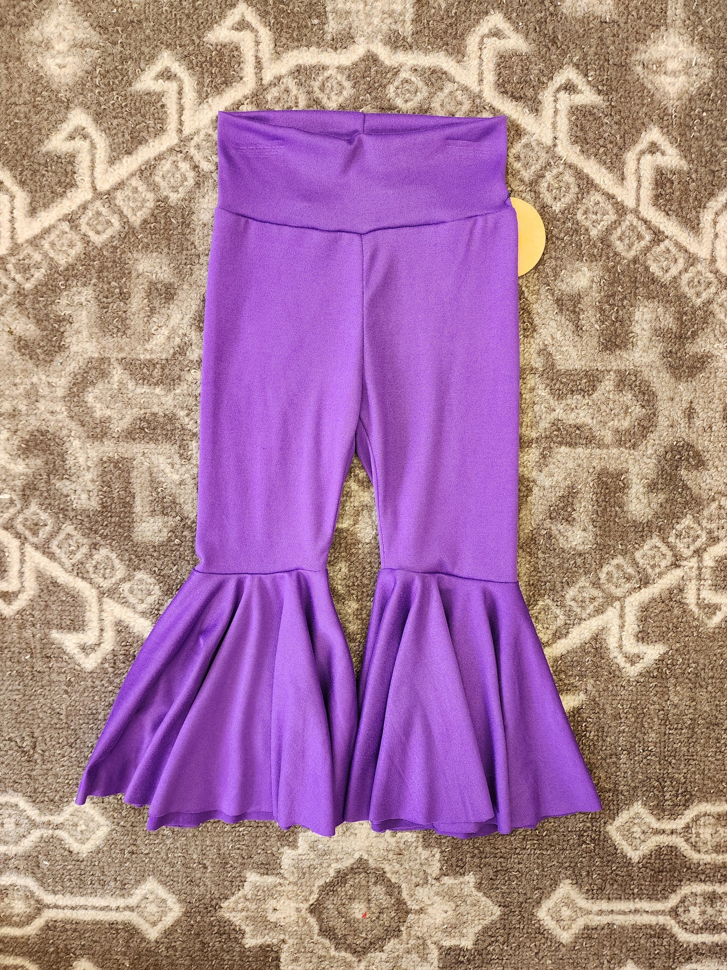 Purple Flare Pants