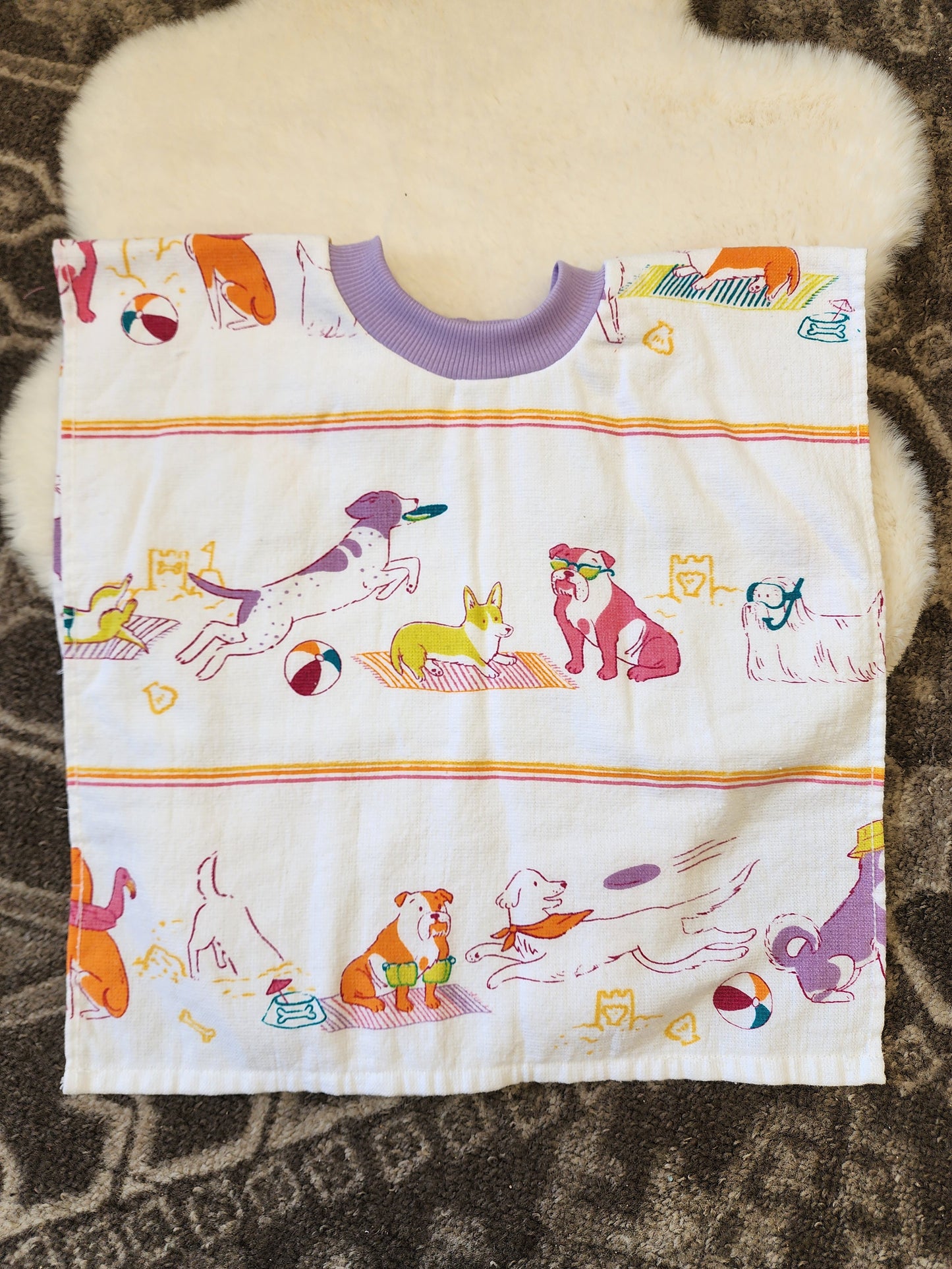 Summer Dog Towel Bib