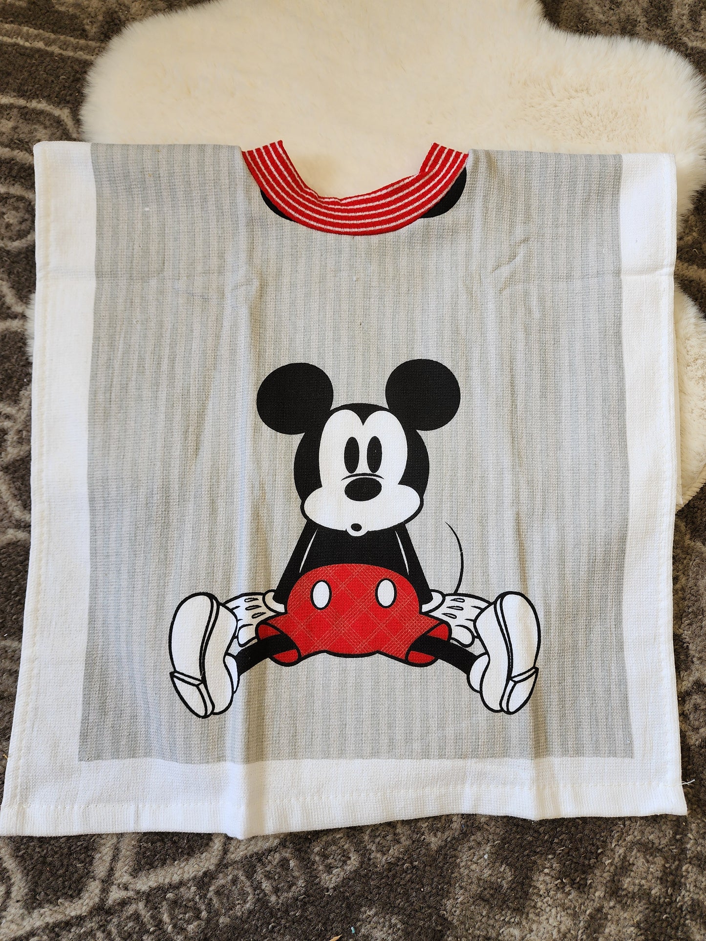 Mickey Towel Bib