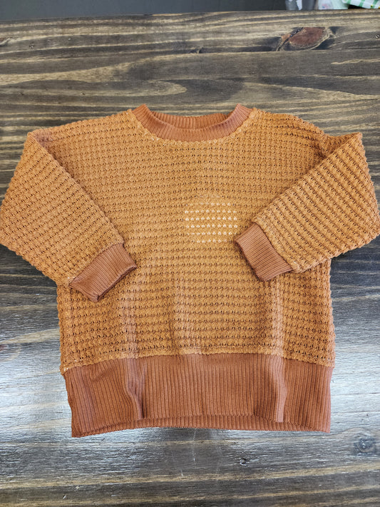 Brown Chunky Knit Sweater
