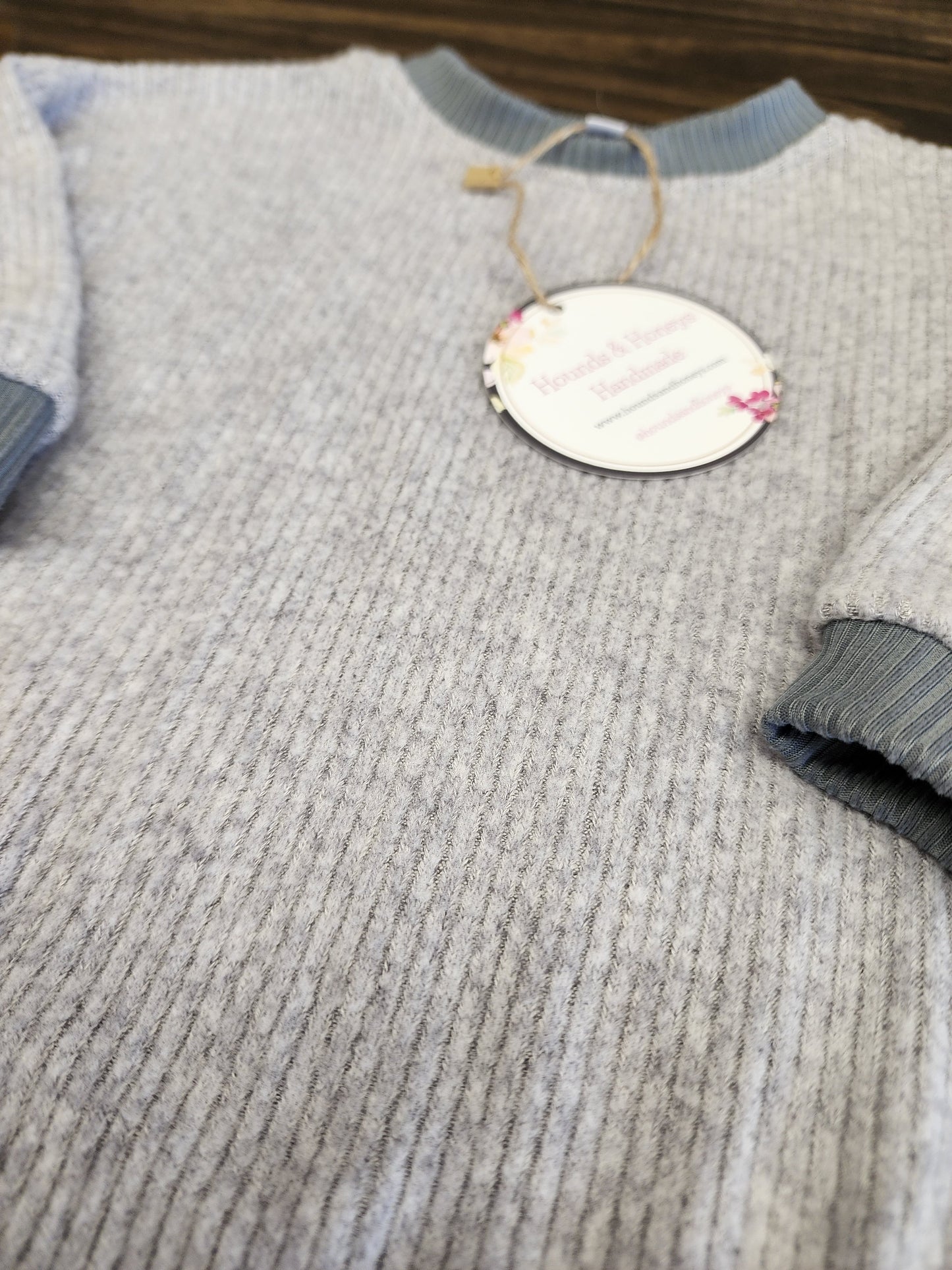 Gray Soft Bubble Romper