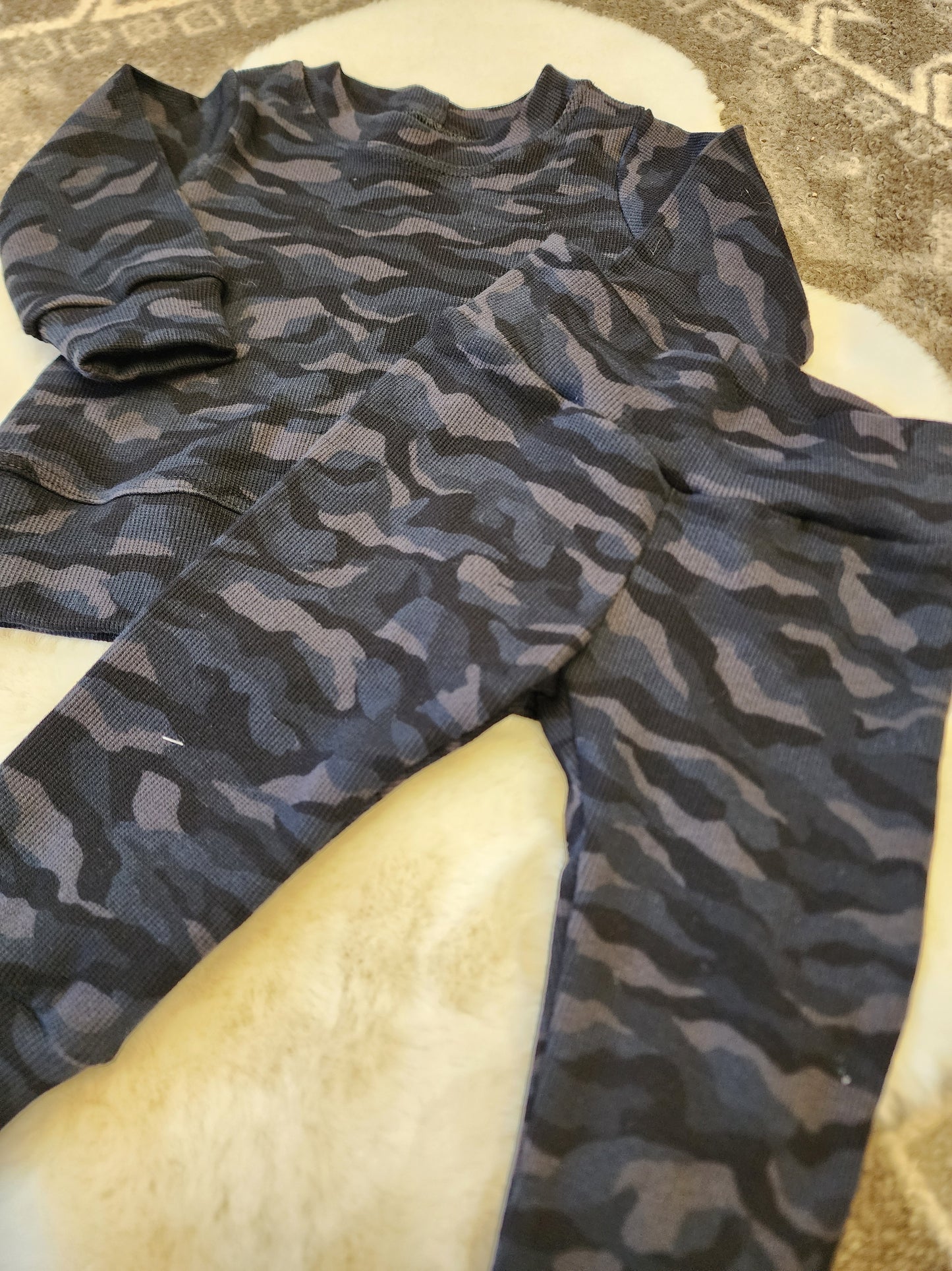 Thermal Camo Knit Set
