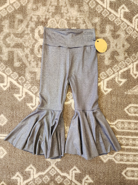 Slate Sparkle Flare Pants