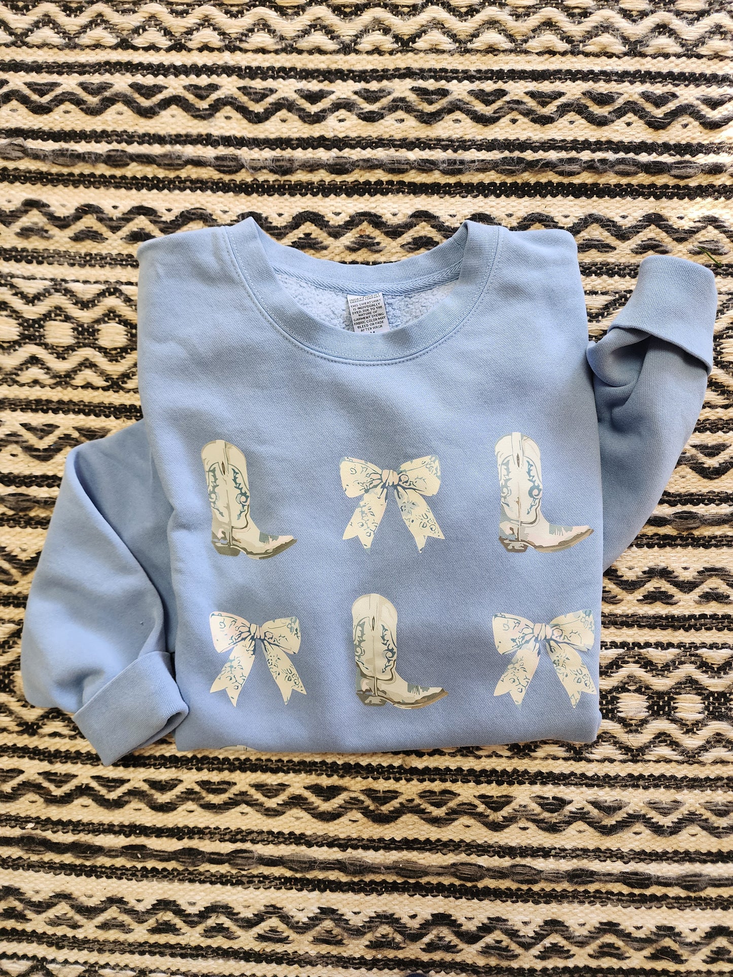 Boots and Bows Crewneck