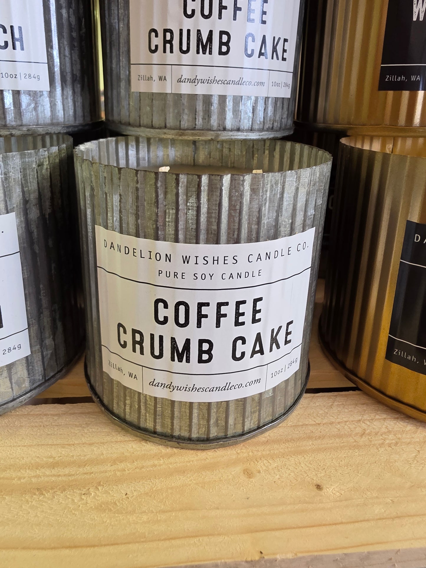 Coffee Crumb Cake - Fresh coffee blended with studel.
