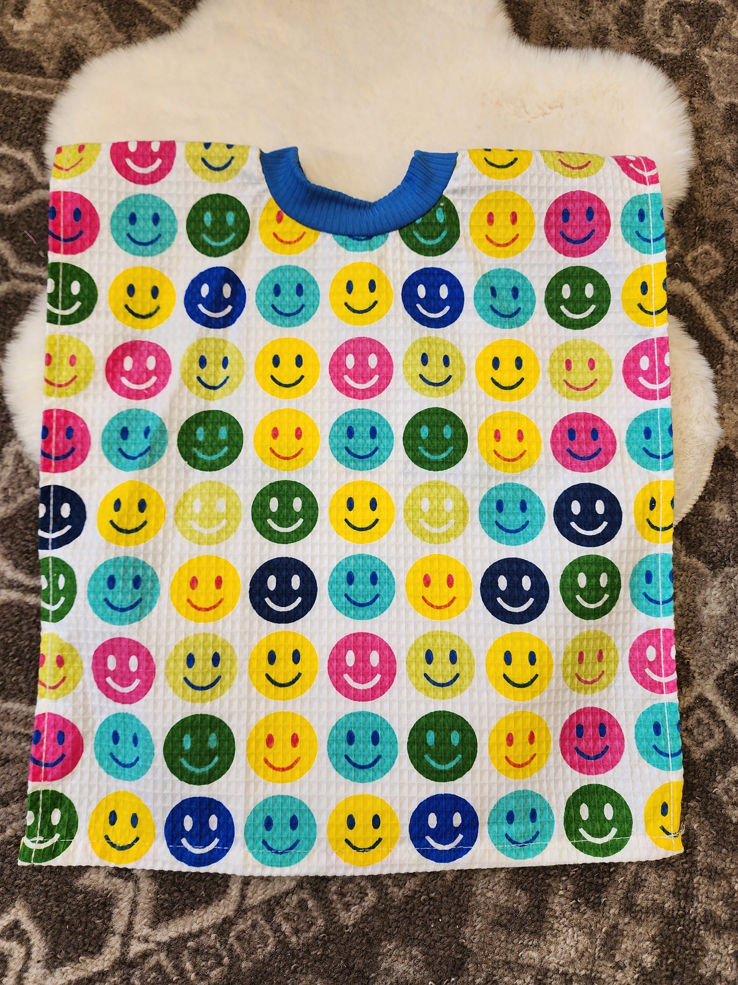 Smiley Towel Bib
