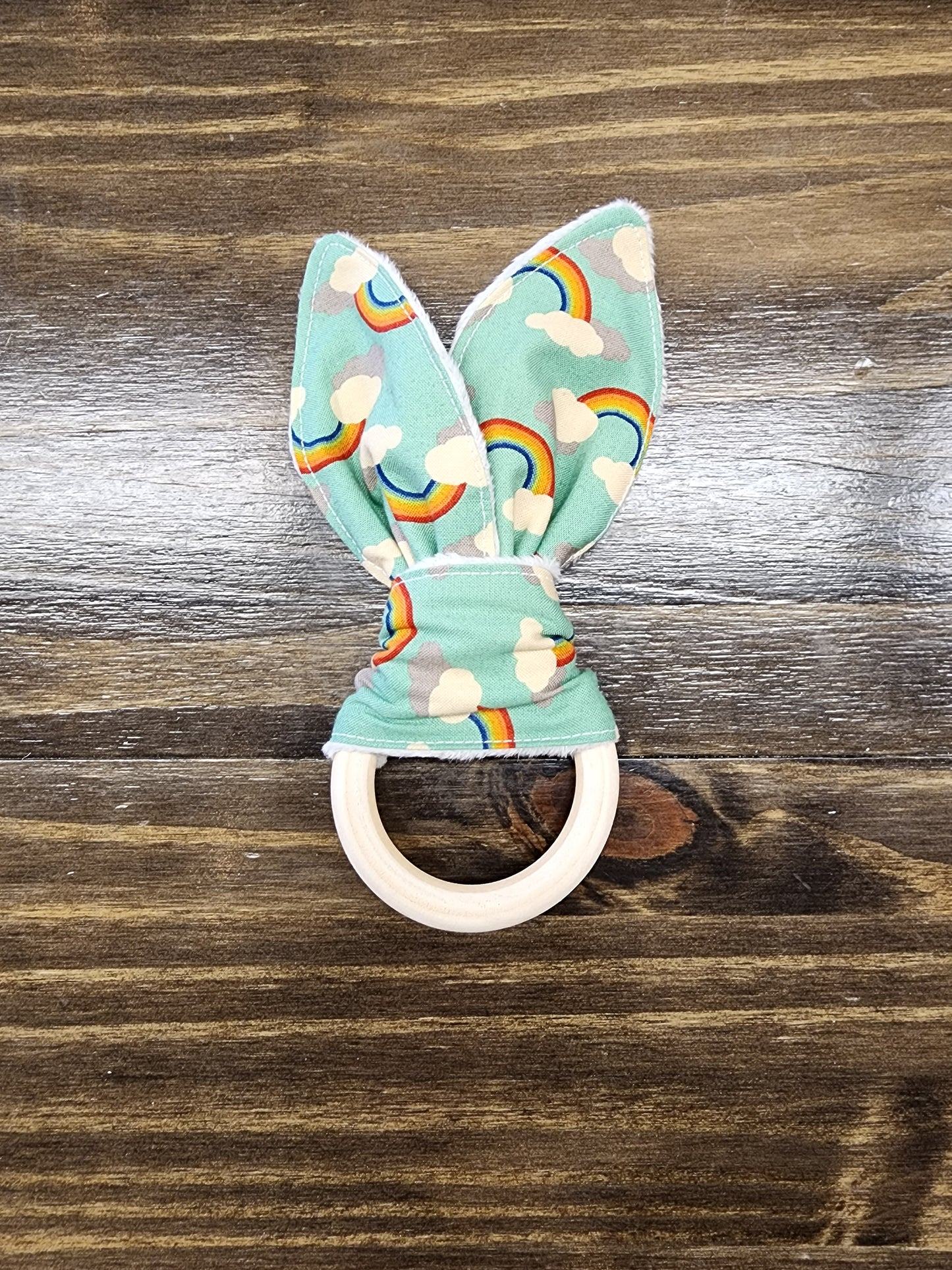 Blue Rainbow Teether