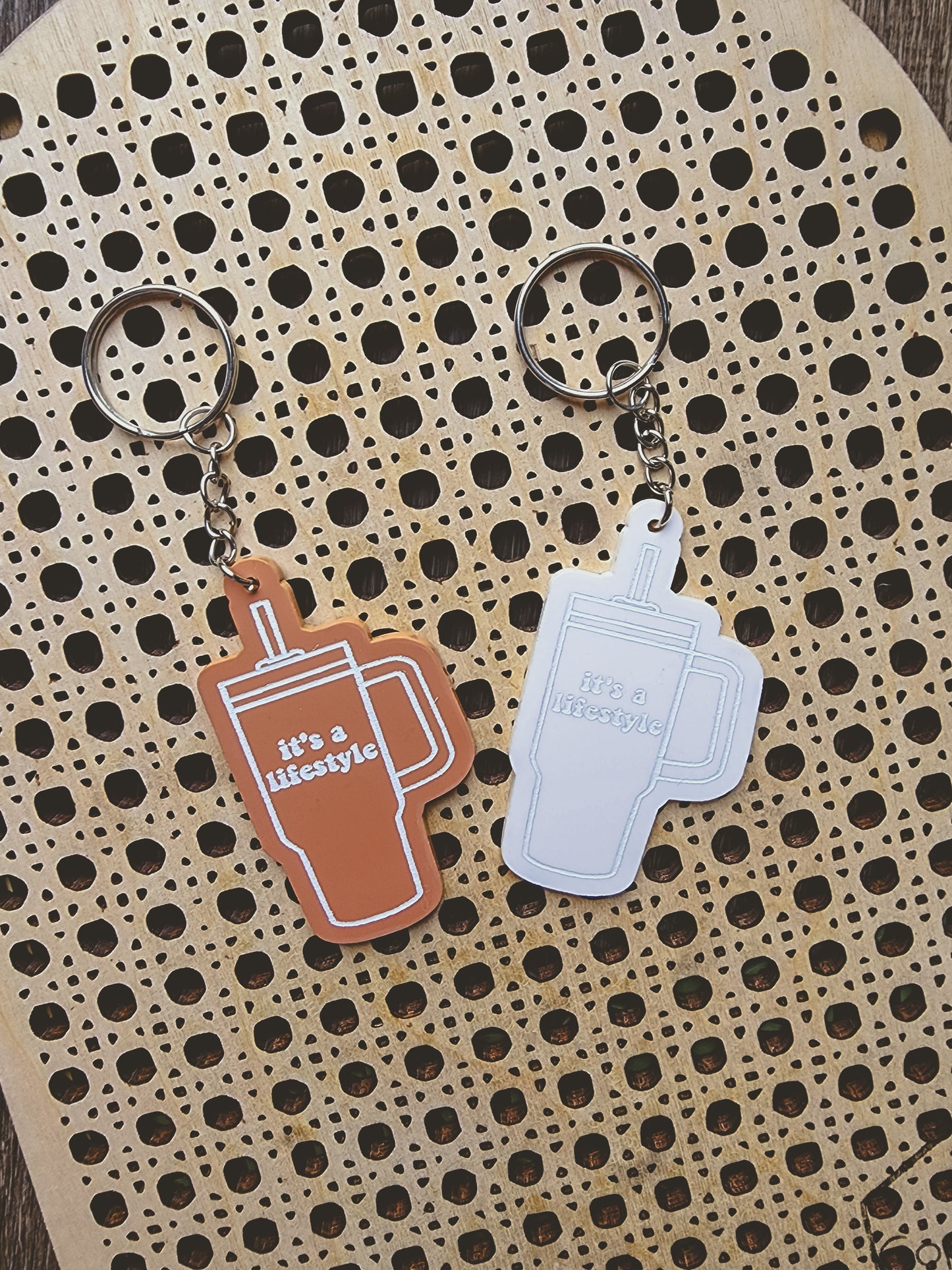 Stanley Tumbler Inspired Keychain