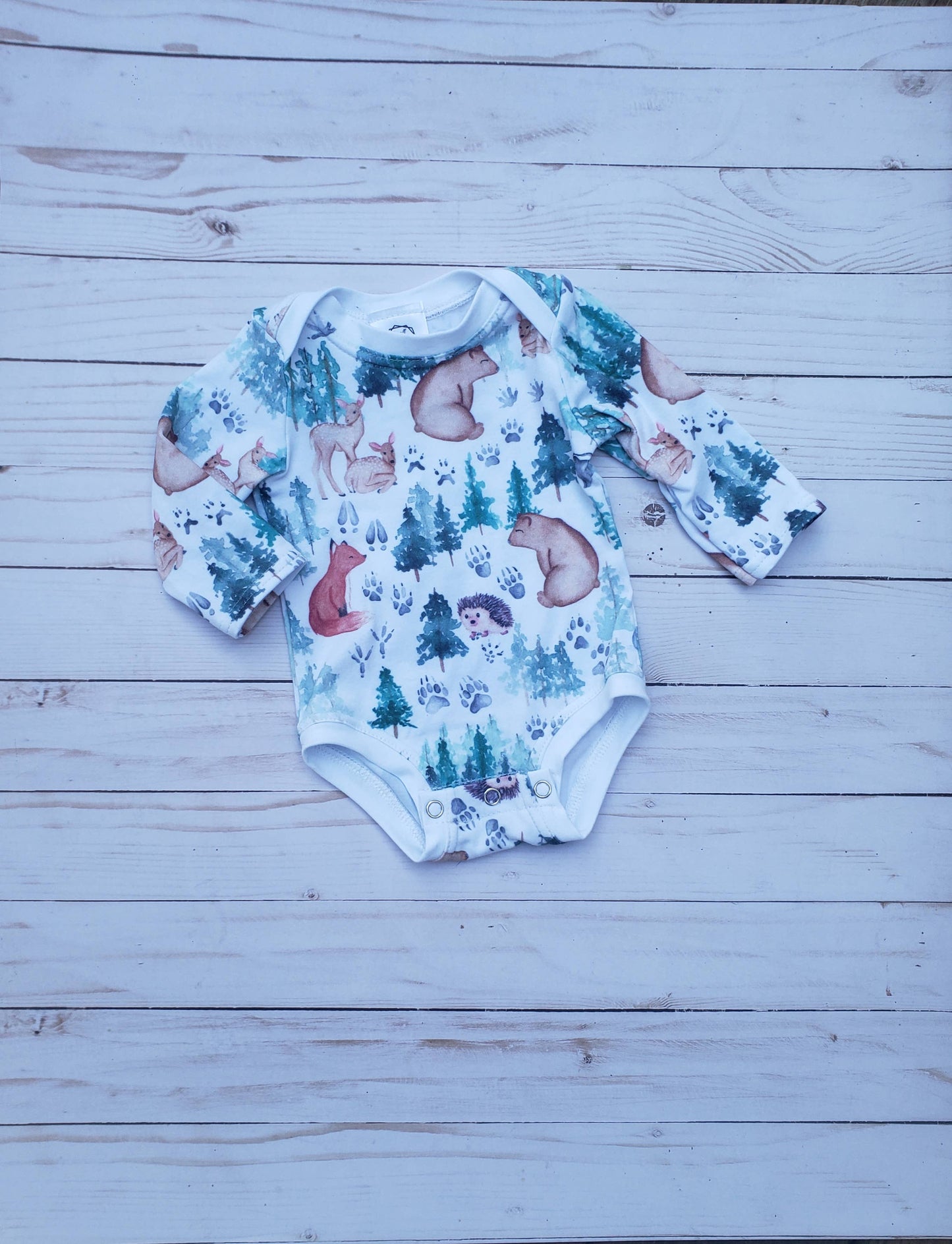 Woodland Bodysuit Long sleeve
