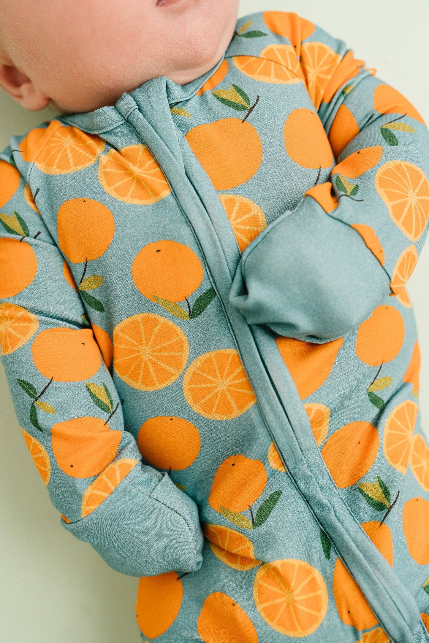 Orange Breeze Bamboo Sleeper: 0-3M