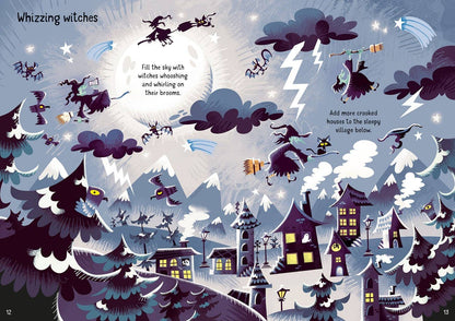 Sparkly Halloween Sticker Book: Usborne