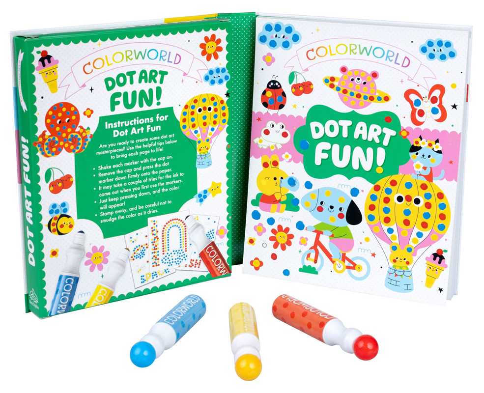 ColorWorld: Dot Art Fun! by Editors of Silver Dolphin Books: Kit - Paperback