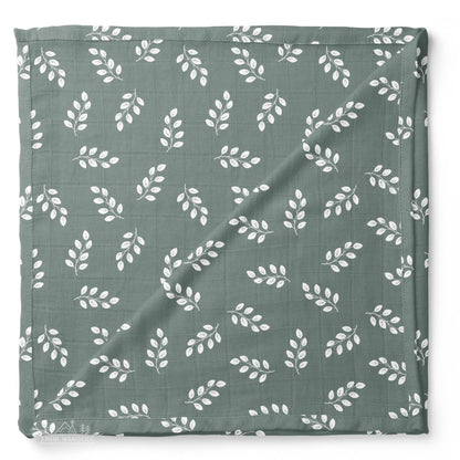 Muslin Swaddle Baby Baby Blanket – Leaves