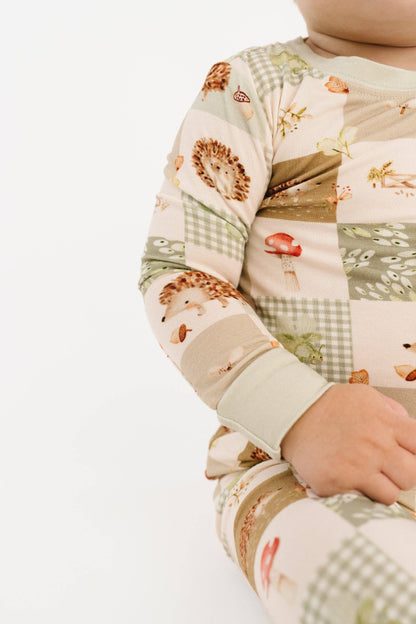 Hedgehog Patchwork Bamboo Set