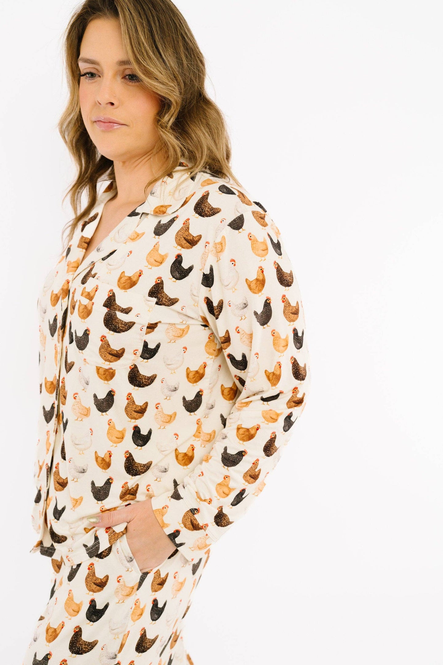 Backyard Chickens Women's Bamboo Set