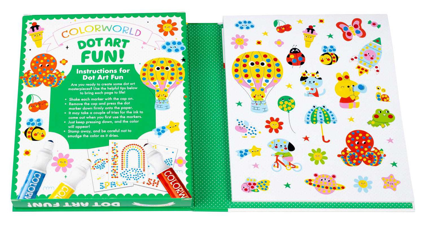 ColorWorld: Dot Art Fun! by Editors of Silver Dolphin Books: Kit - Paperback