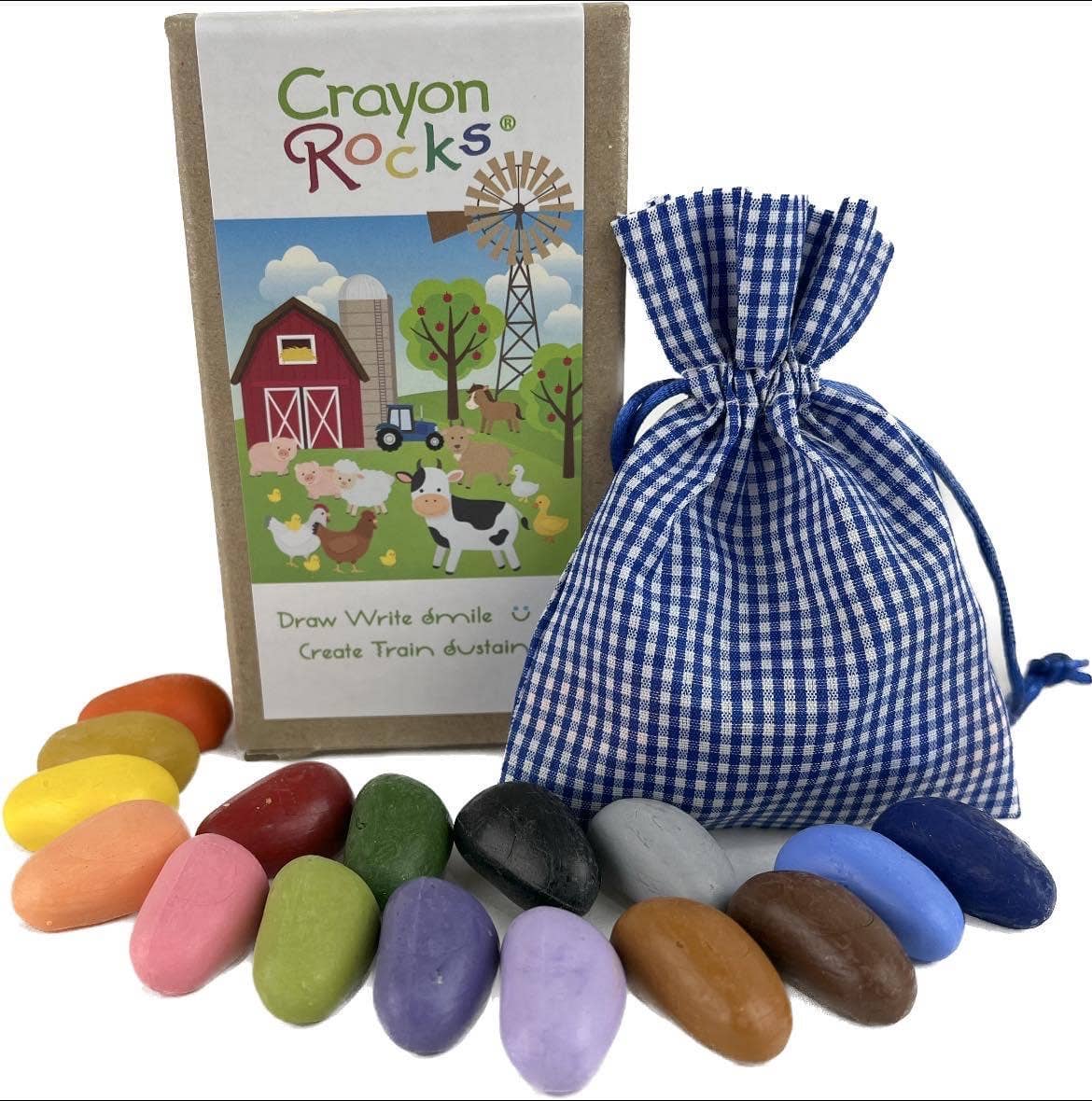 Crayon Rocks Barnyard Themed Box-Customer Favorite