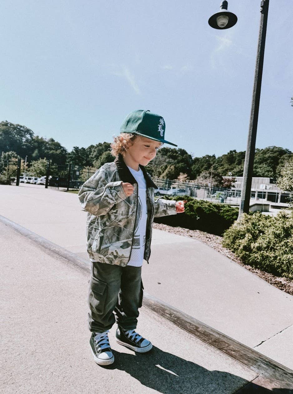 Toddler Camo Denim Jacket