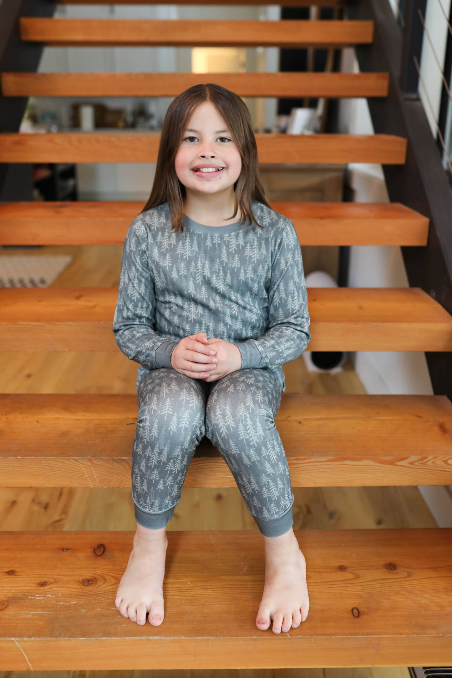 2 Piece Pine Trees Pajama