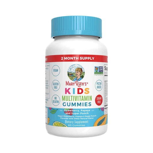 Kids Multivitamin Gummies, Fruit Flavored Supplement, Vegan