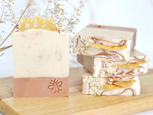 Load image into Gallery viewer, Oatmeal, Milk + Honey Artisan Soap Bar
