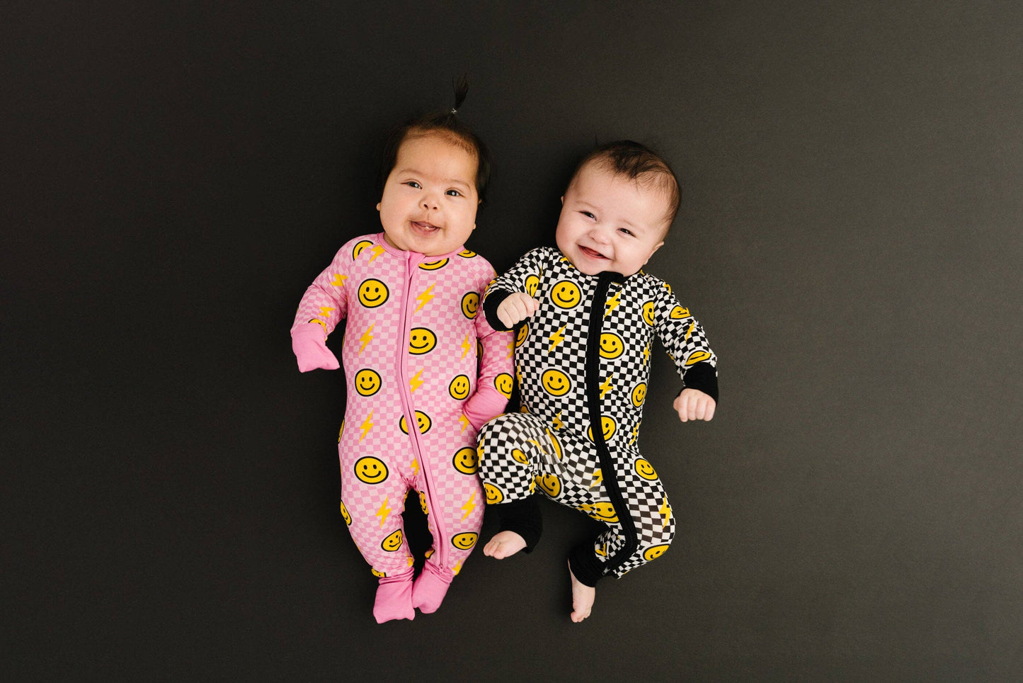 Black Bolt Check Bamboo Sleeper