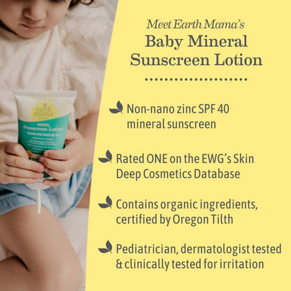Baby Mineral Sunscreen Lotion - SPF 40