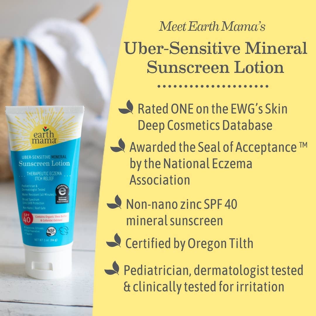 Uber-Sensitive Mineral Sunscreen Lotion - SPF 40