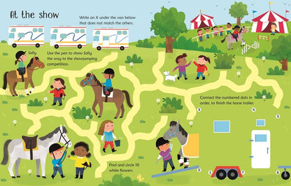 Wipe-Clean Horse and Pony Activities : Usborne