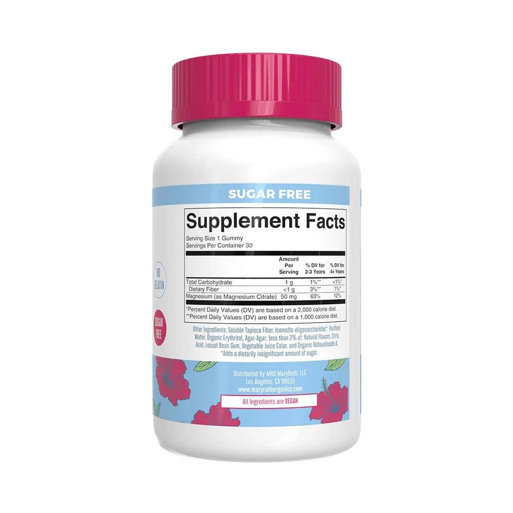 Kids Magnesium Calm Gummies, Hibiscus, Dietary Supplement