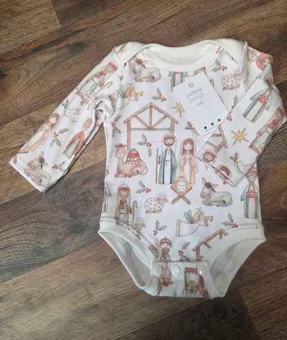 Infant bodysuit, Christmas clothing, infant romper