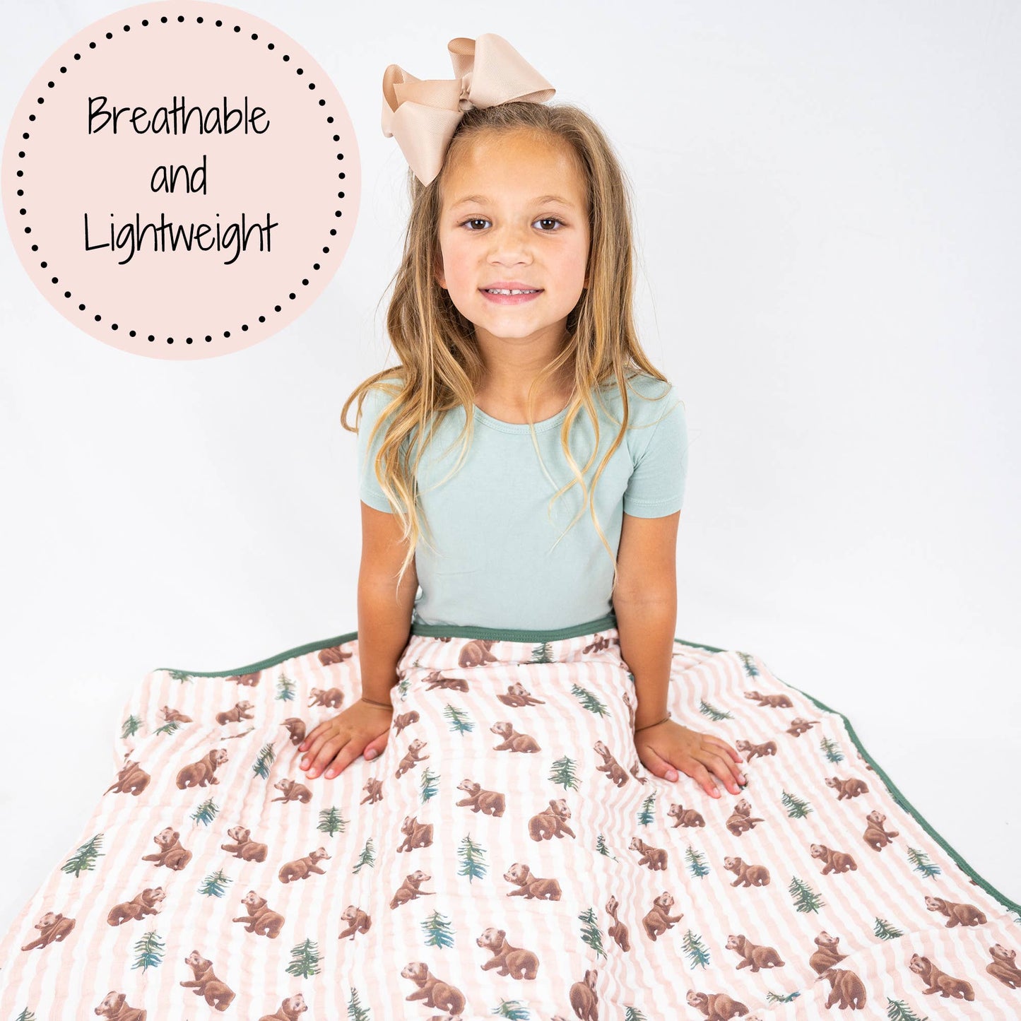 Beary Snuggly Halloween Baby Toddler Muslin Blanket