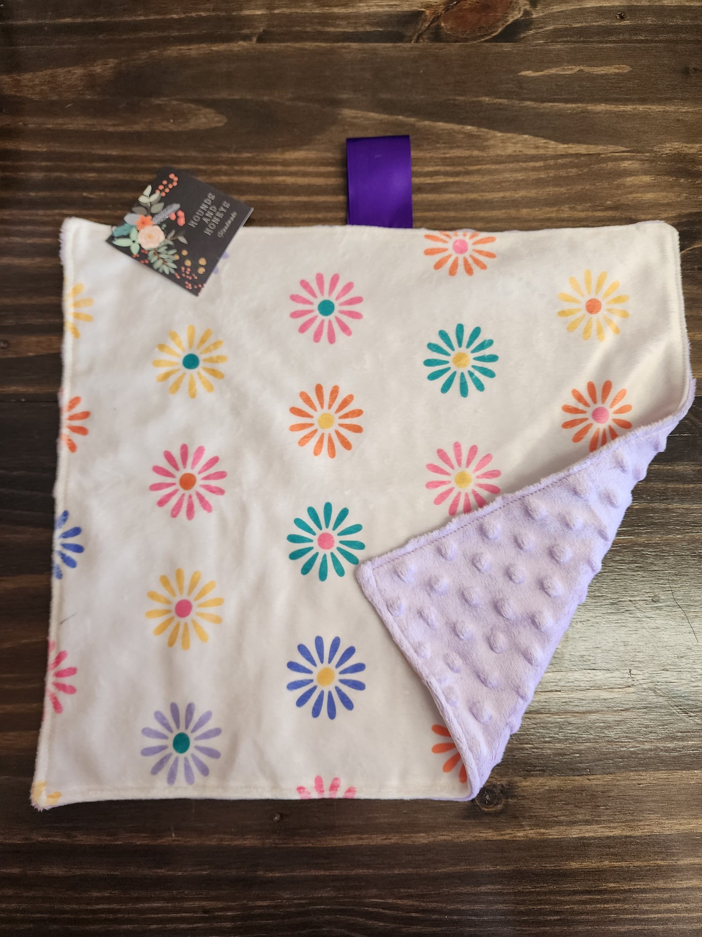 Colorful Daisy Snuggle Blanket