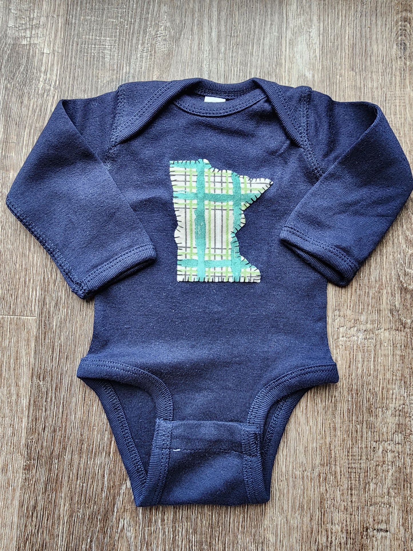 MN Plaid Bodysuit