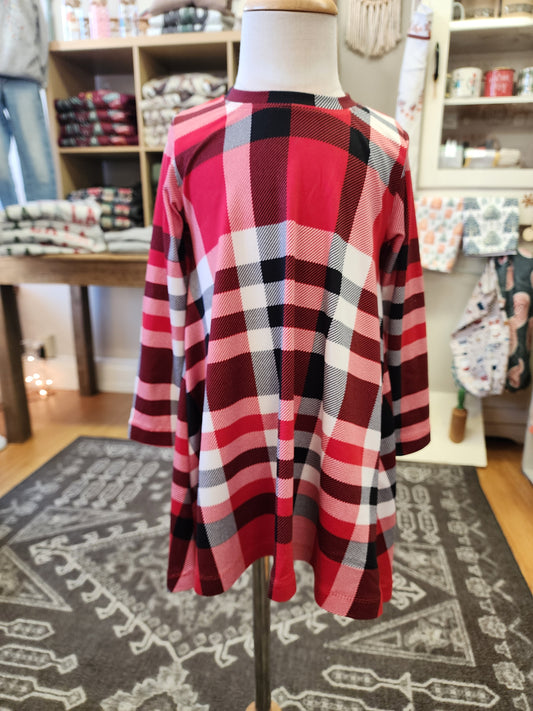 Plaid Swing Dress