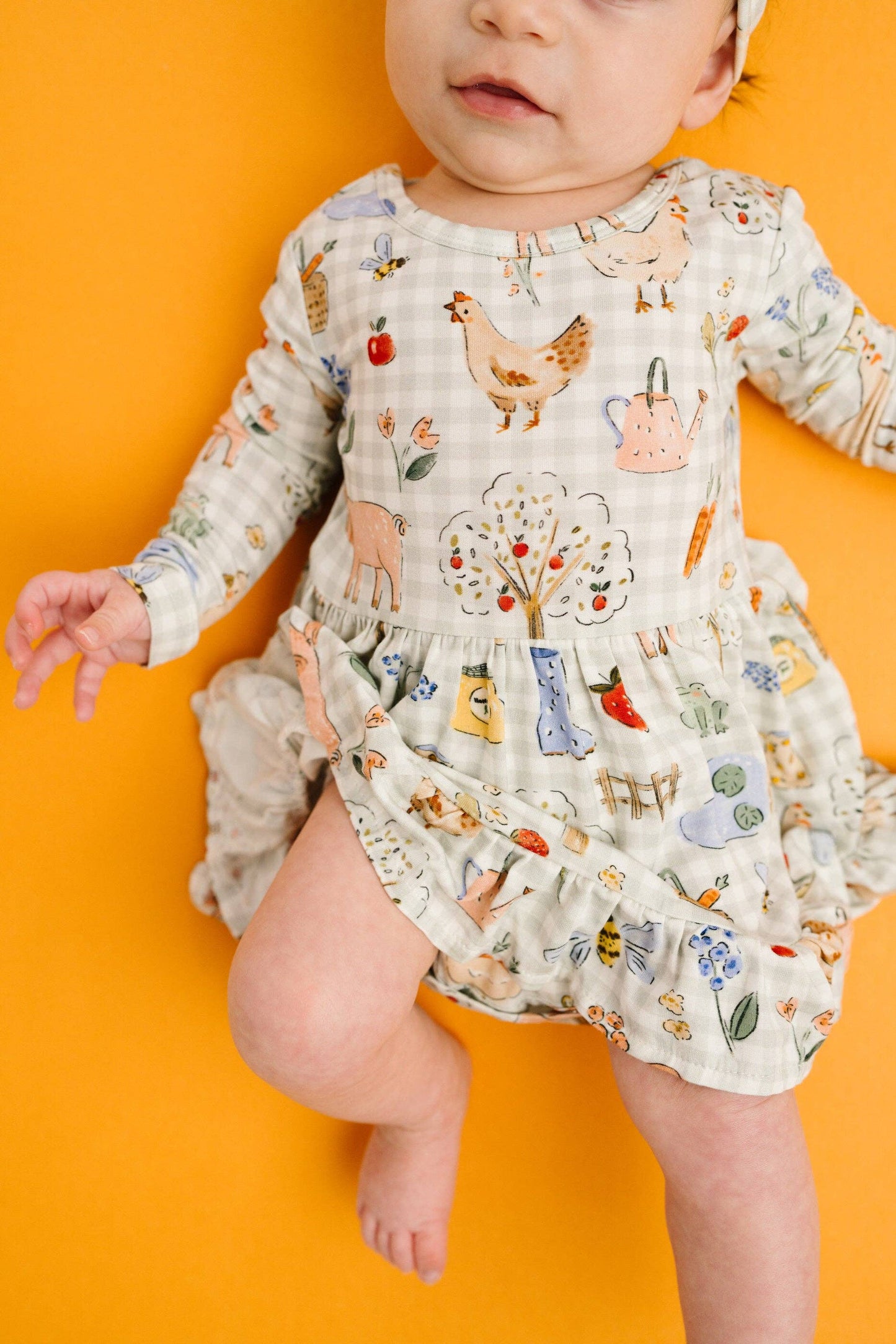 Farm Days Bodysuit Bamboo Dress