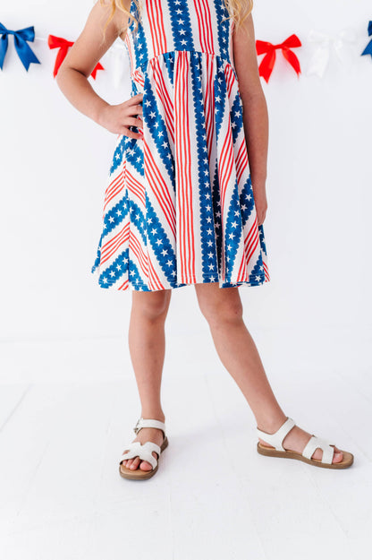 Parade Day Scallop Stripes | TWIRL DRESS