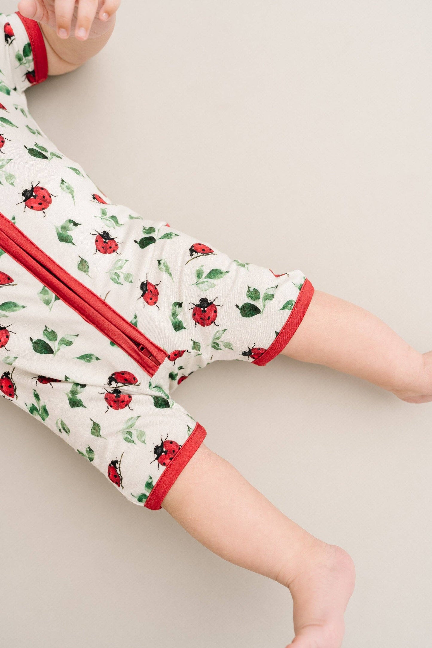 Little Ladybugs Bamboo Short Romper: 3T