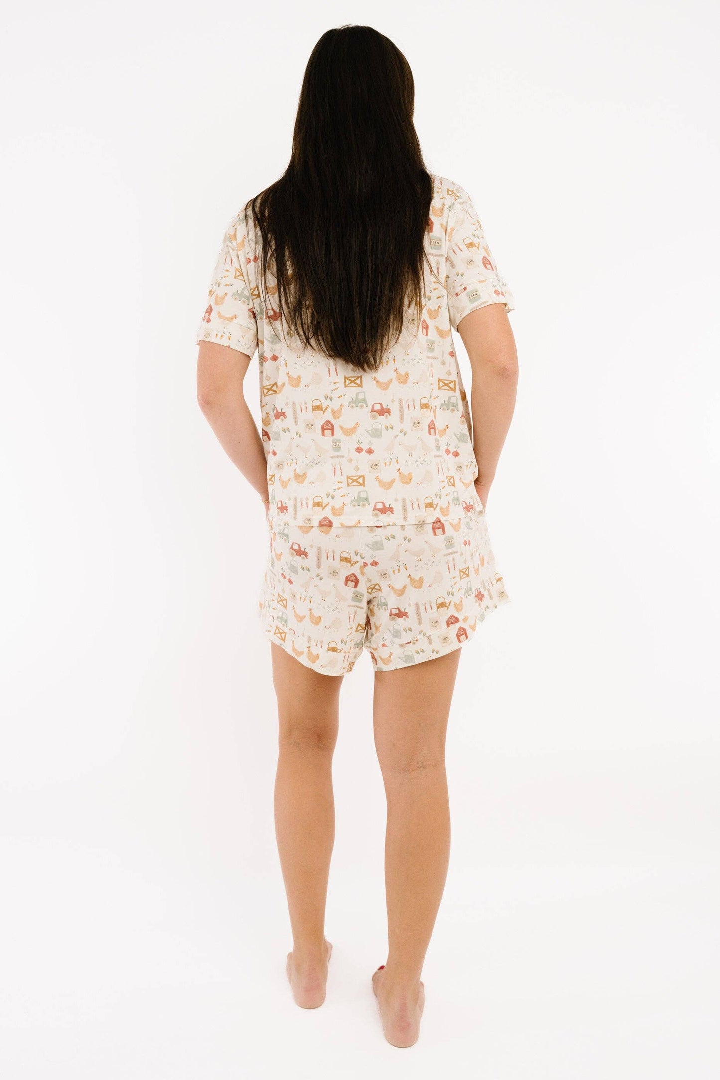 Country Morning Women's Short Bamboo Set
