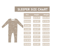 Load image into Gallery viewer, Bamboo Sleeper Taupe Woodland Animal
