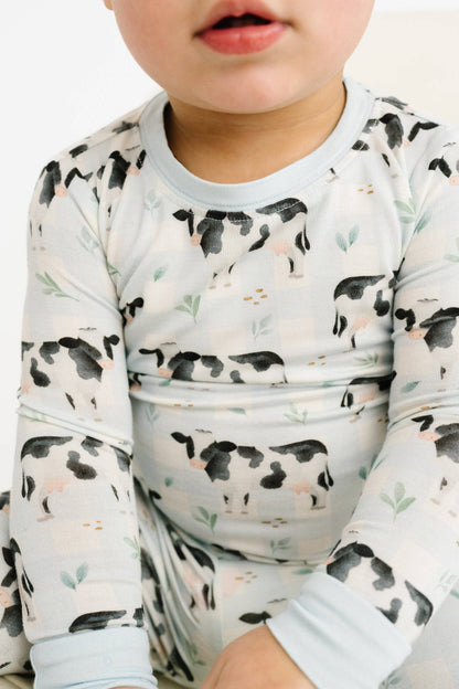 Dairy Cow Bamboo Set