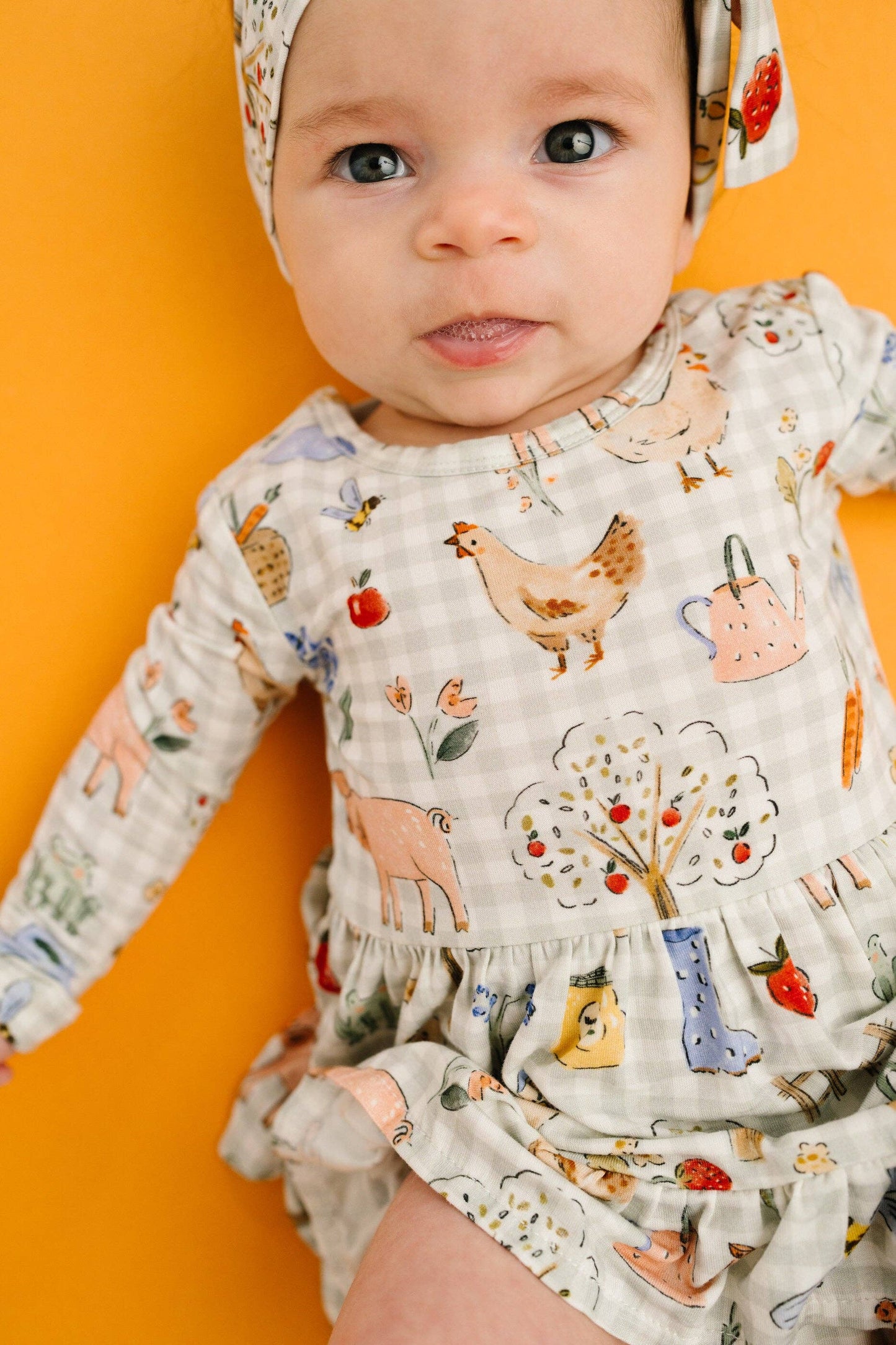 Farm Days Bodysuit Bamboo Dress