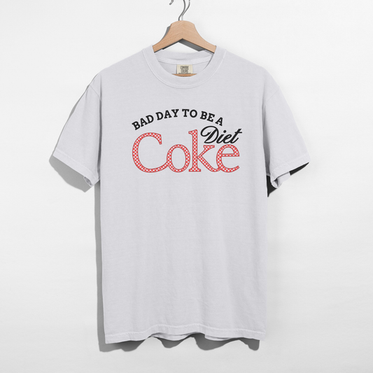 Bad Day to Be a Diet Coke Graphic Tee: White