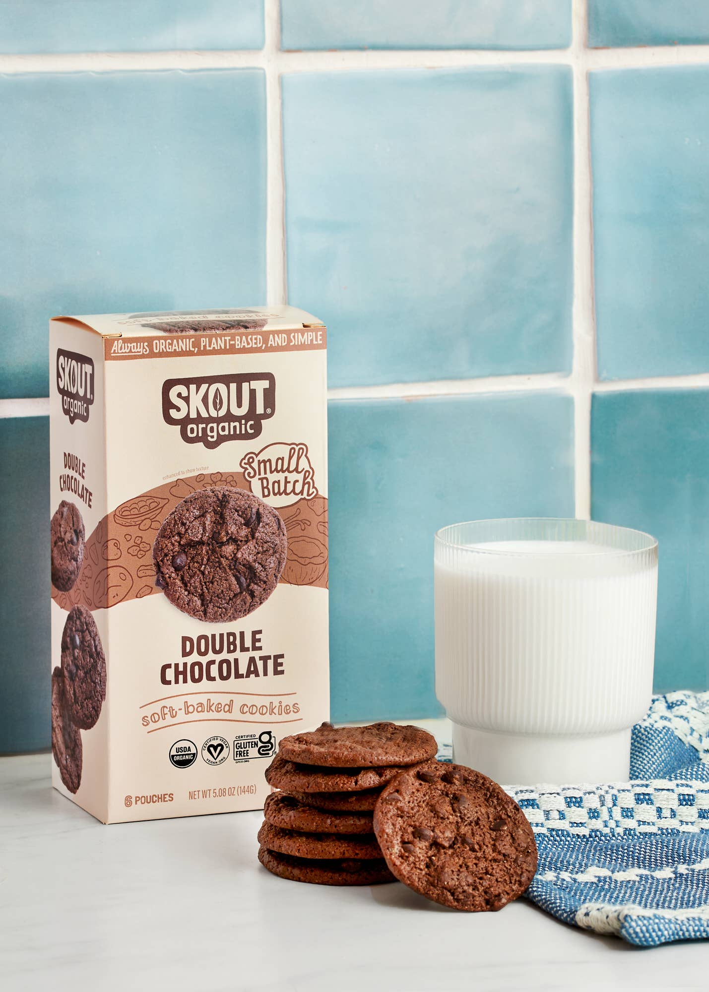 Skout Organic Double Chocolate Soft Baked Cookies