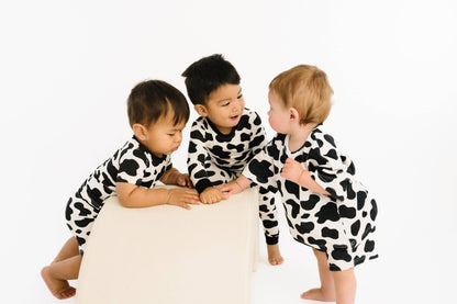 Classic Cow Bamboo Set