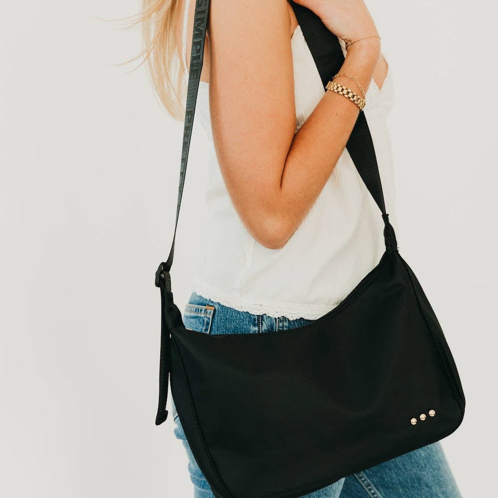Sara Nylon Crossbody Bag: Camouflage