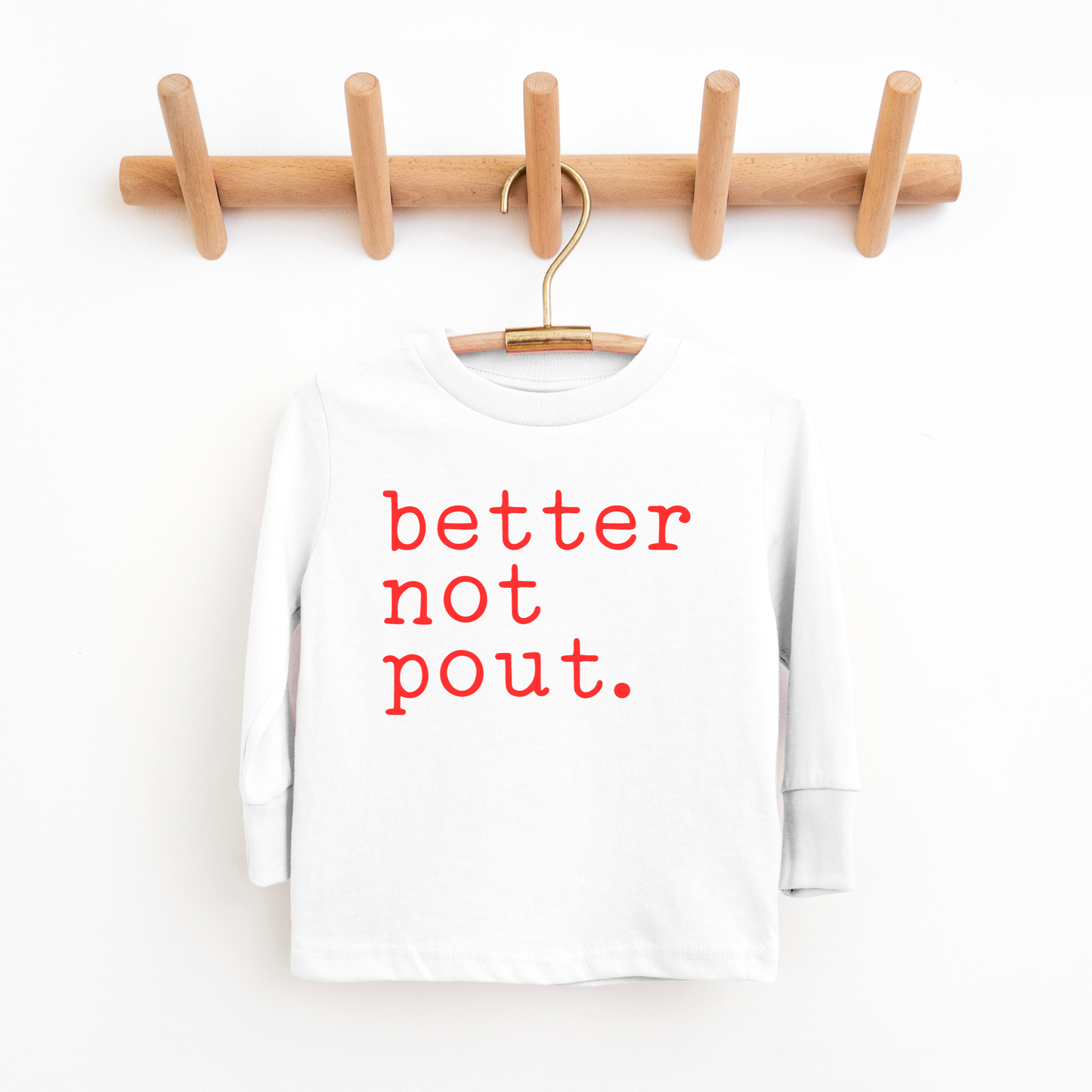 Better Not Pout Toddler and Youth Christmas Shirt