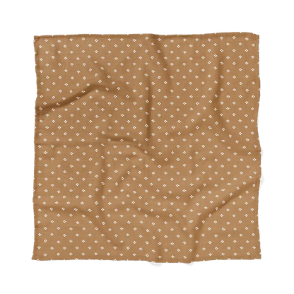 Boho Square Brown Baby Blanket